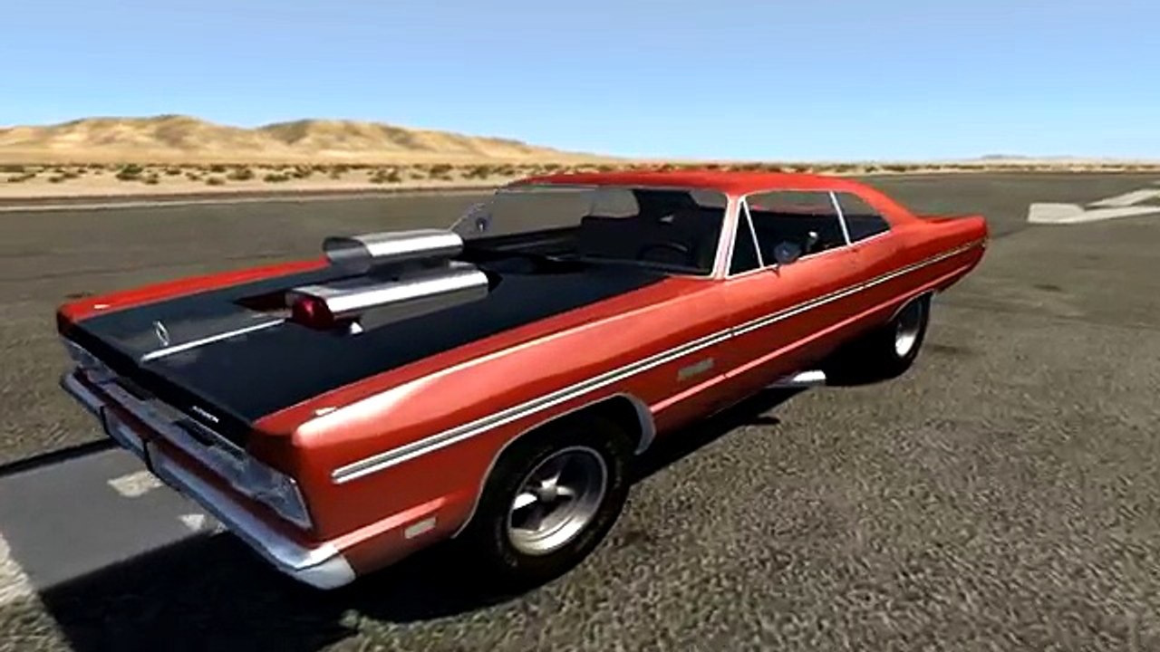BeamNG DRIVE mod racing car 1969 Plymouth Fury İ