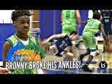 LeBron James Jr BREAKS Defender's Ankles! Rayvon Griffith Hits The Mean Dunk at NY2LA Debut!