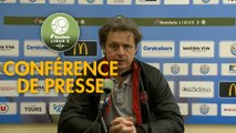 Conférence de presse Tours FC - Valenciennes FC (1-2) : Jorge COSTA (TOURS) - Réginald RAY (VAFC) - 2017/2018