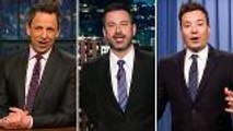 Late-Night Hosts React to Trump's Strange Easter Activities | THR News