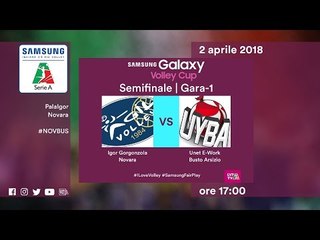 Gara1 Novara - Busto | Semifinale | Highlights | Samsung Galaxy Volley Cup
