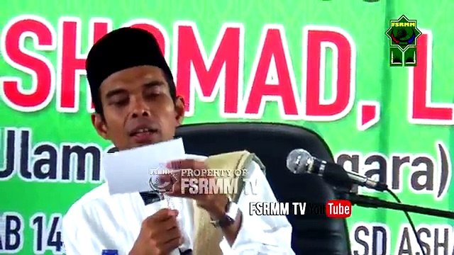 sholat di belakang orang yang suka membidahkan - Ustadz Abdul Somad Lc. MA