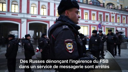 Ingérence du FSB dans Telegram: des manifestants arrêtés