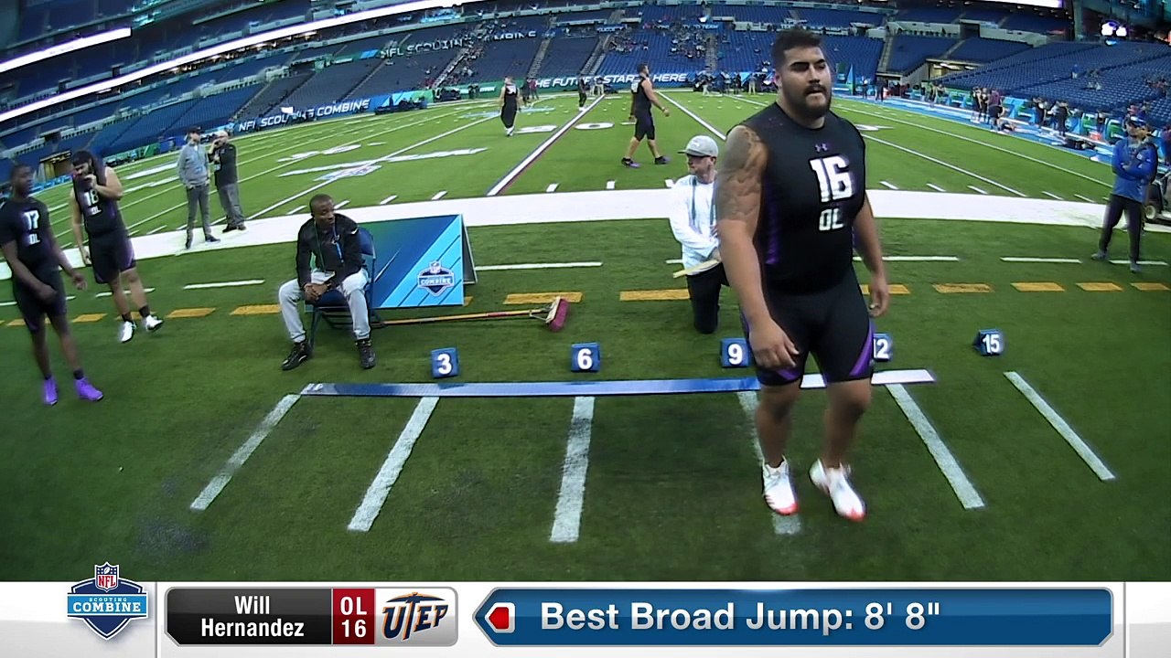 UTEP guard Will Hernandez's full 2018 NFL Scouting Combine workout