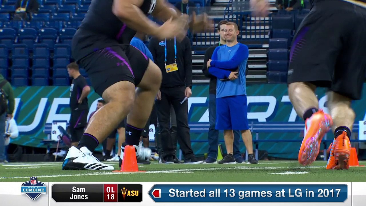 Arizona State offensive lineman Sam Jones' full 2018 NFL Scouting Combine workout