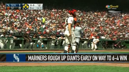 Haniger, Seager Lead Mariners Past the Giants