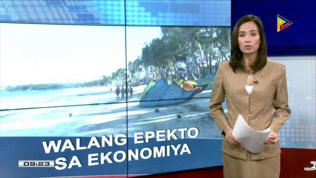 Walang epekto sa ekonomiya ang pansamantalang pagsasara ng Boracay