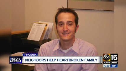 Neighbors helping Phoenix family after man was stabbed and killed