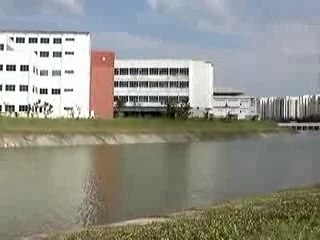 Panoramic View of River and Buildings