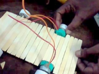 DIY_ How to make sports car model using popsicle sticks _ ice cream sticks - vid