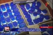 El Agustino: capturan banda que elaboraba y comercializaba productos tóxicos para la salud
