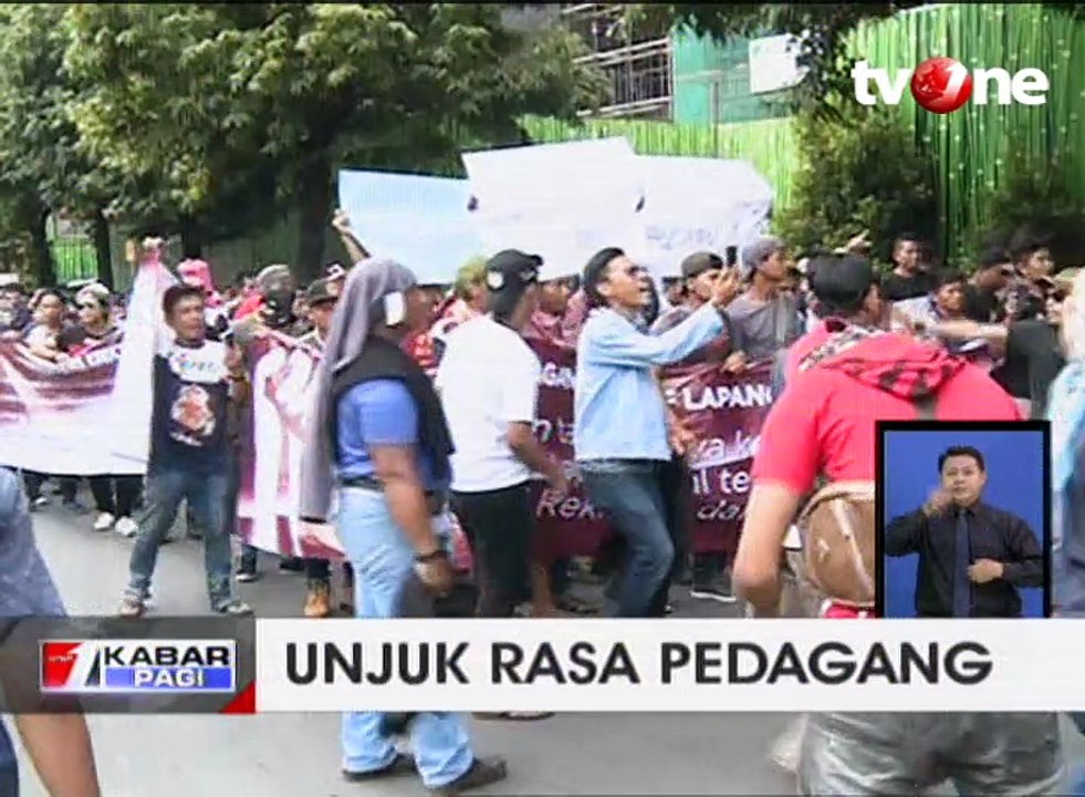 PKL Jatibaru Tanah Abang Protes Kajian Ombudsman