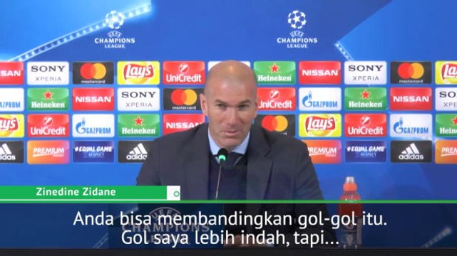 Gol Saya Di Glasgow Lebih Baik Dari Gol Ronaldo, Canda Zidane