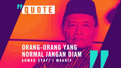 #QUOTE | Orang-Orang Yang Normal Jangan Diam
