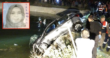 Hemşire Aracıyla Sulama Havuzuna Uçtu! Cesedi Saatler Sonra Bulundu