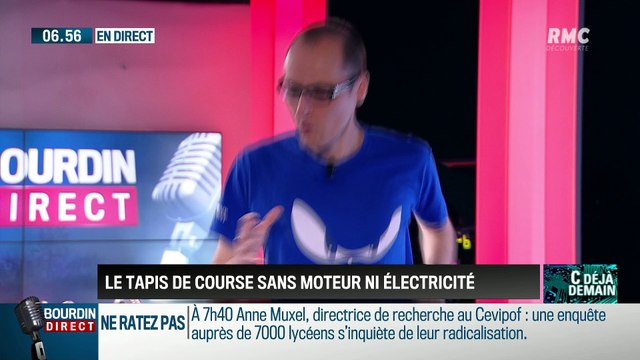 La chronique d'Anthony Morel: Un tapis de course un peu spécial, sans moteur ni électricité - 04/04