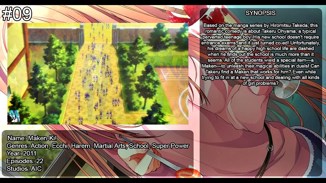 Top 10 Best Harem Anime Where Main Character Aint No Pus#y [Part 3]