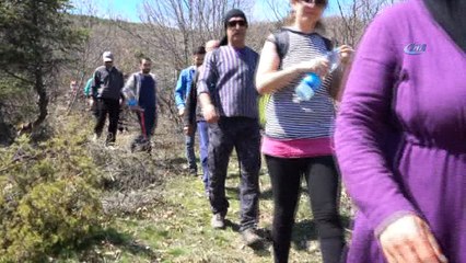 Doğa yürüyüşüne 7'sinden 70'ine yoğun ilgi