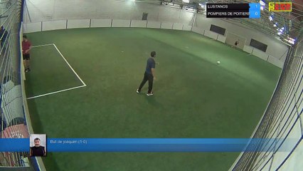 But de joaquim (1-0) - LUSITANOS Vs POMPIERS DE POITIERS - 03/04/18 21:00 - LIGUE 1