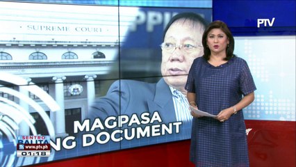 #SentroBalita: OSG, pinagsusumite ng SC ng mga dokumento ukol sa 'war on drugs'