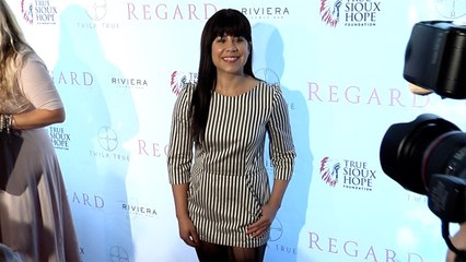 Santana Dempsey REGARD Magazine Spring 2018 Launch Red Carpet