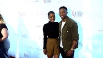 LaToya Tonodeo and Arlen Escarpeta REGARD Magazine Spring 2018 Launch Red Carpet