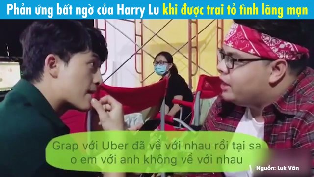 Phản ứng bất ngờ của Harry Lu khi được trai tỏ tình lãng mạn theo phong cách ngôn tình