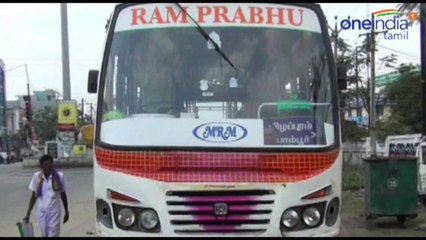 தாறுமாறாக ஓடிய பேருந்து... மடக்கிய போலீஸ்...