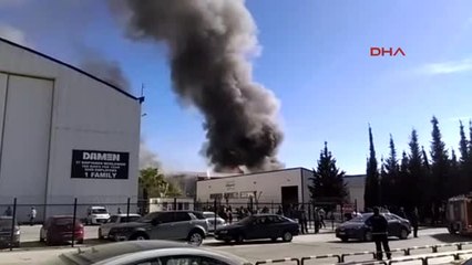 Antalya-Serbest Bölgede Yangın