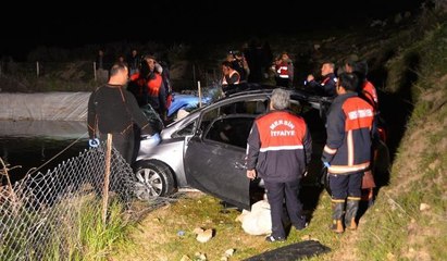 Aracıyla sulama kanalına uçan hemşire yaşamını yitirdi