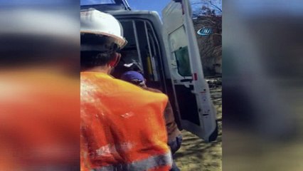 İnşaatın 4. katından düşen işçi ağır yaralandı