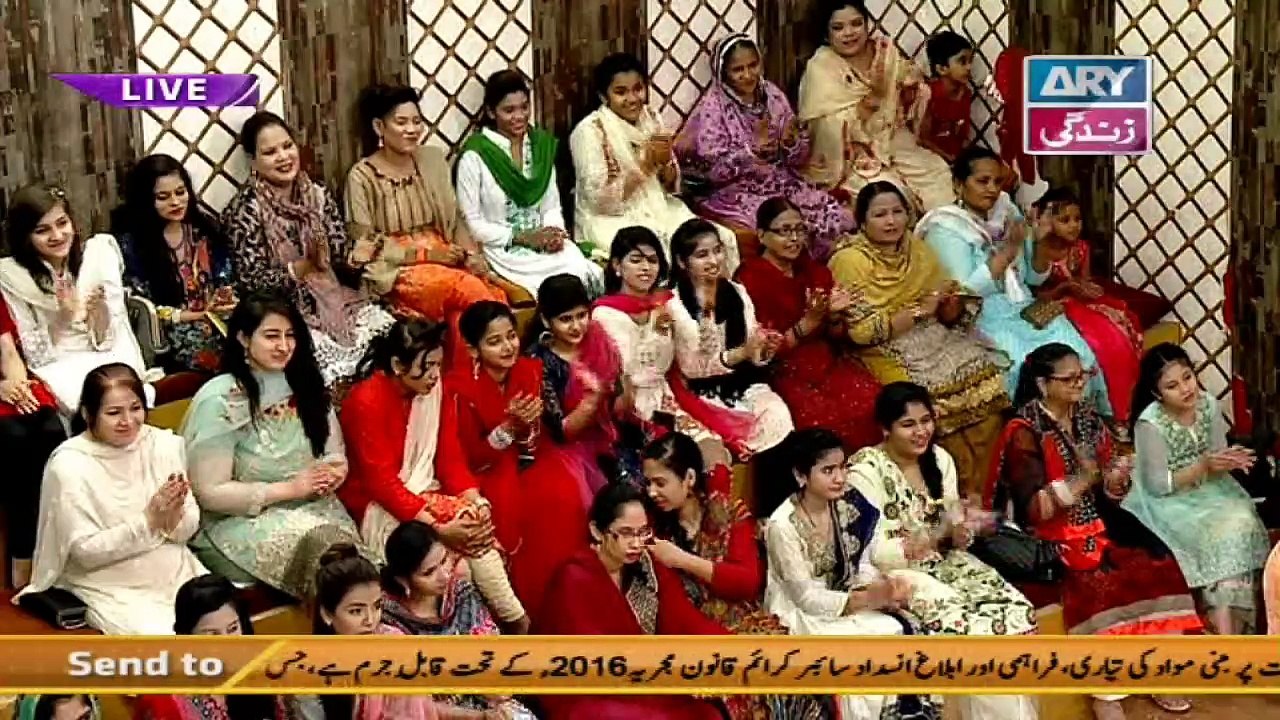 Salam Zindagi With Faysal Qureshi -  Fiza Ali & Amna Malik - 4th April 2018