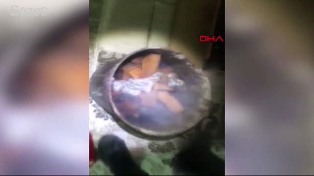 Torbacılar sıcak havada soba yakınca yakayı ele verdi