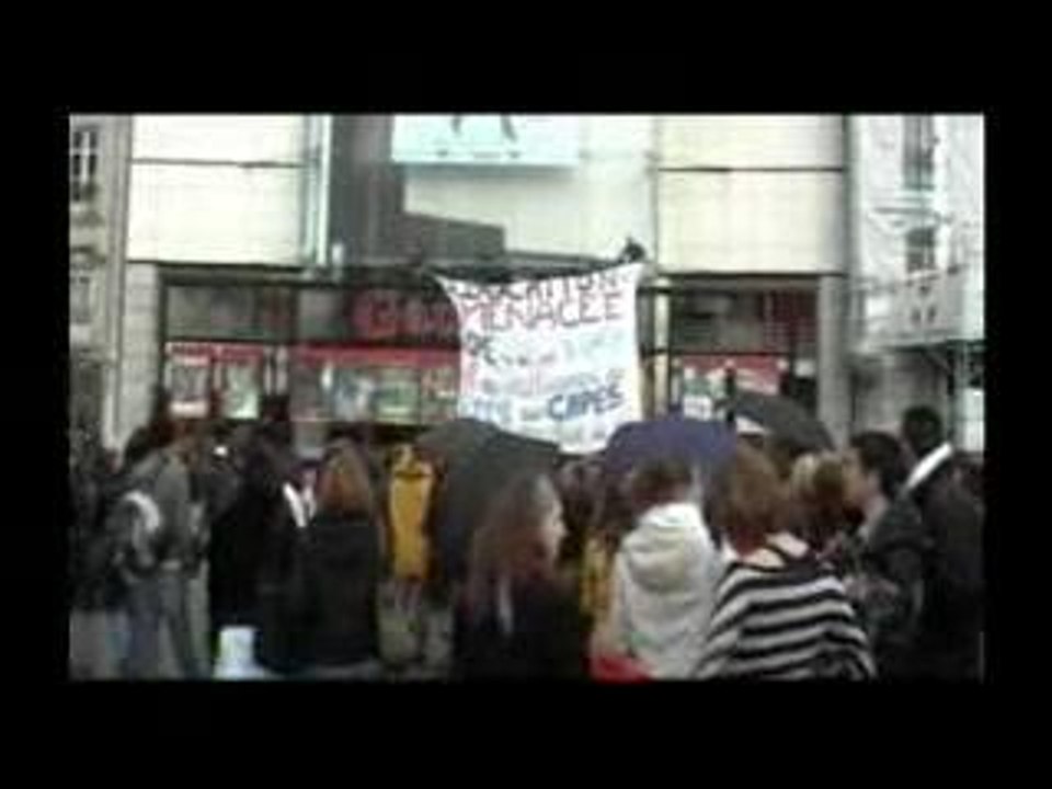 Action des STAPS au Gaumont Nantes