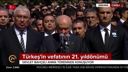 Alparslan Türkeş anılıyor