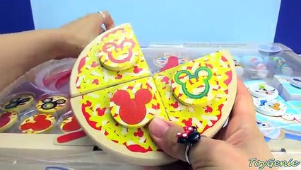 Mickey Mouse Club House Wooden Pizza and Birthday Cake Set