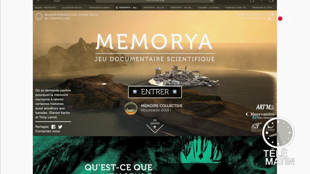 Memorya, une exposition en ligne