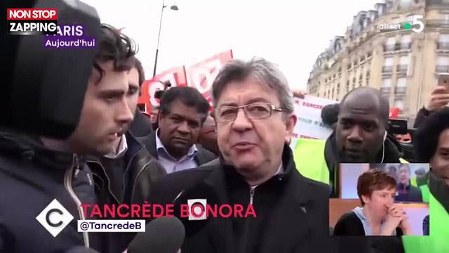 C à vous : Pour Jean-Luc Mélenchon, les journalistes font un travail de m**** (vidéo)