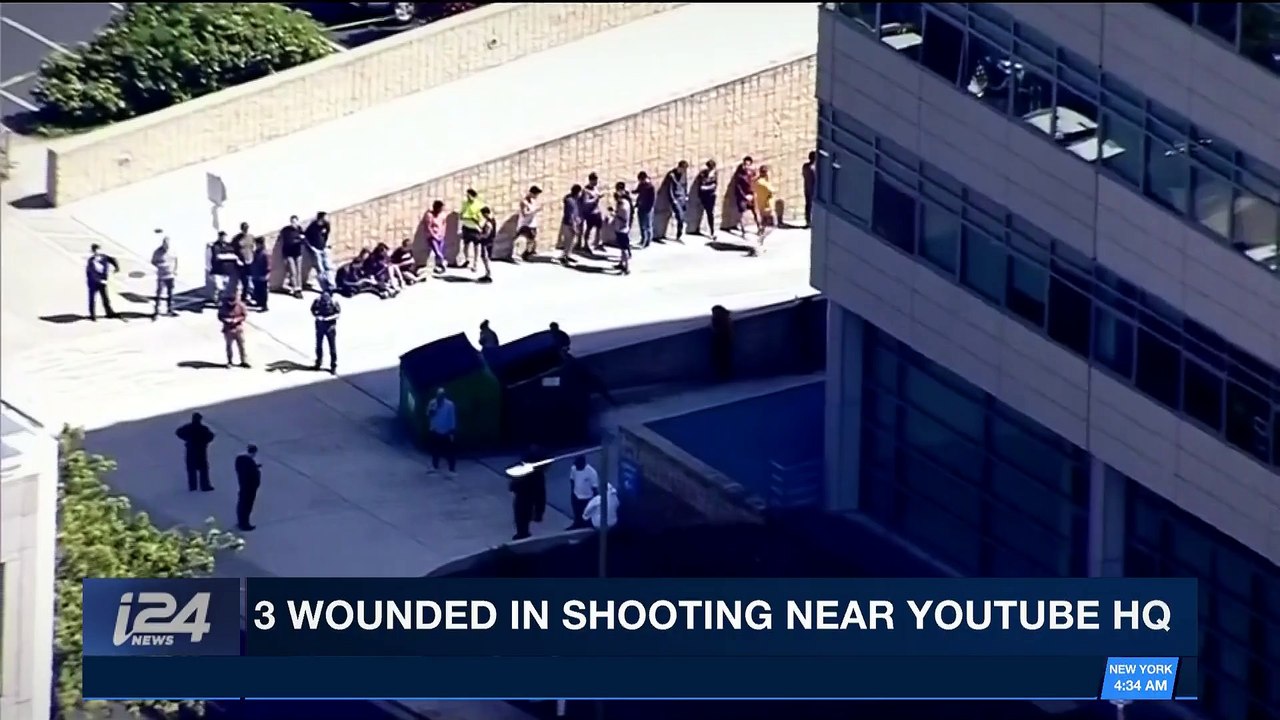 i24NEWS DESK | 3 wounded in shooting near Youtube HQ | Wednesday, April 4th 2018
