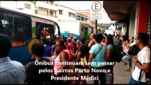 Ônibus continuam sem circular dentro de Porto Novo e Presidente Médici