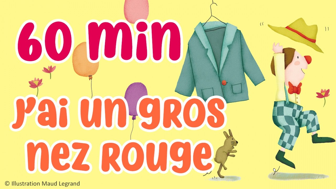60 Min De Comptines Pour Enfants J Ai Un Gros Nez Rouge Jacques Haurogne Et Steve Waring Video Dailymotion