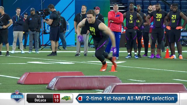 North Dakota State linebacker Nick DeLuca's full 2018 NFL Scouting Combine workout