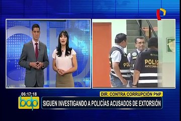 Continúan investigando a policías acusados de extorsión