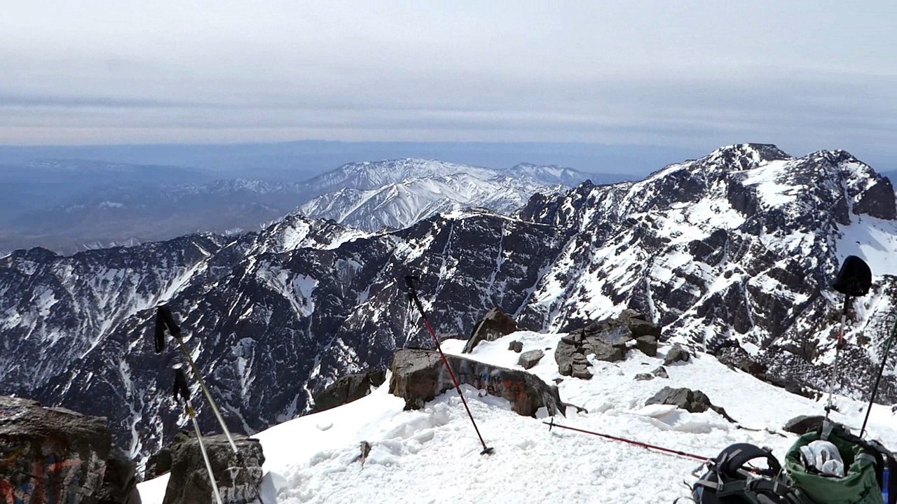 MAROC 2018 Toubkal JOUR 2 Ascension Djebel Toubkal 4167m