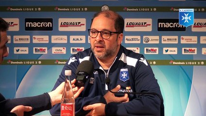 Conférence de presse de Pablo Correa avant GFCA - AJA