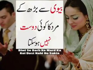 Biwi Se Barh Ke Mard Ka Koi Dost Nahi __  بیوی سے بڑھ کے مرد کا کوئی دوست نہیں __ Silent Message