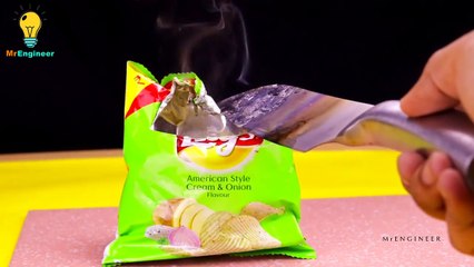 EXPERIMENT Glowing 1000 degree KNIFE VS CATFISH