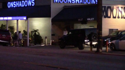 Caitlyn Jenner And Sophia Hutchins Dine At Moonshadows In Malibu