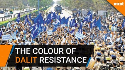 Why is blue the colour of Dalit resistance?