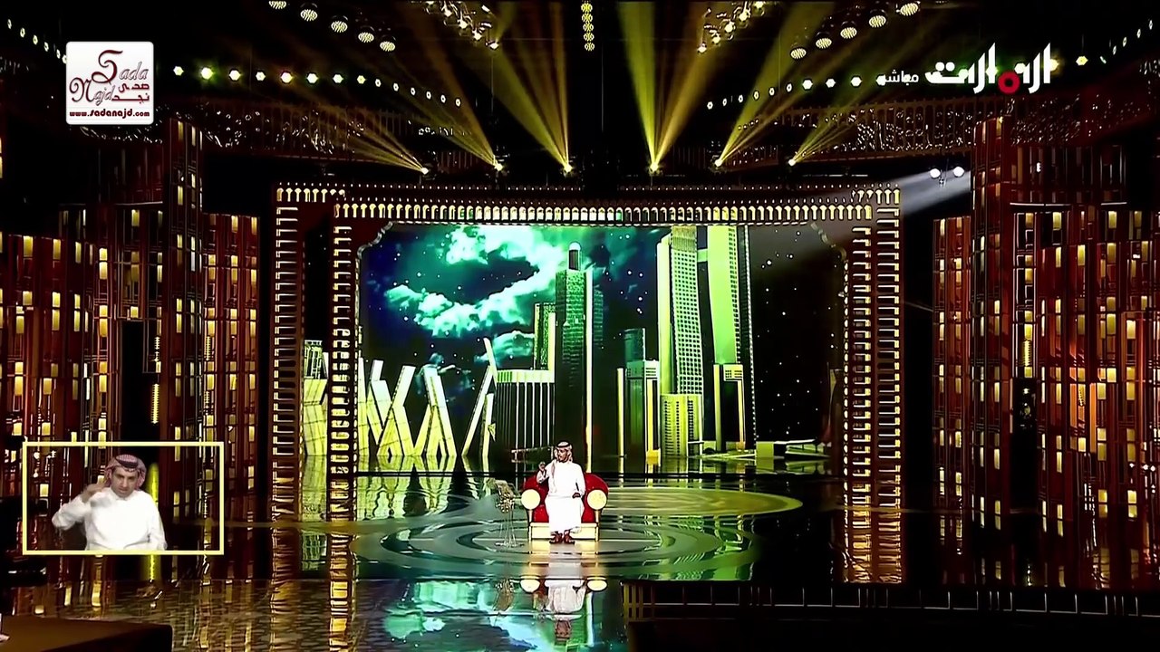 الشاعر  مشاري سرهيد الرشيدي الأمسية الثانية عشرة شاعر المليون الموسم الثامن